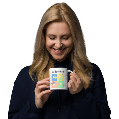 Leadership Puzzle Inspirational Printed Mug