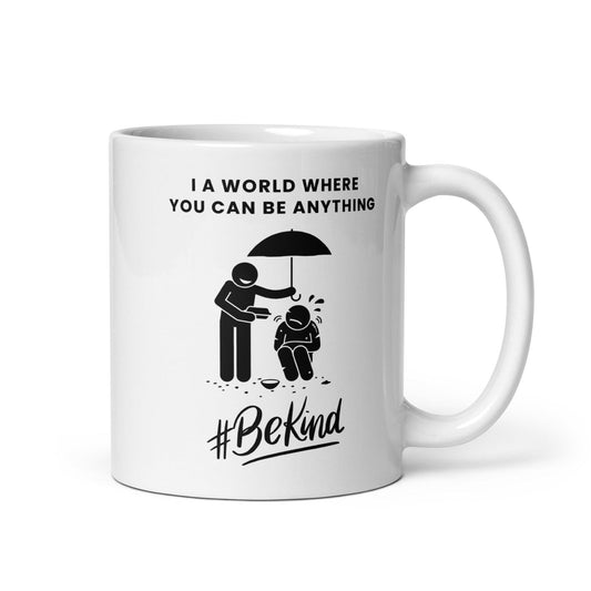 Be Kind Motivational Ceramic Printed Mug - Inspire Cups