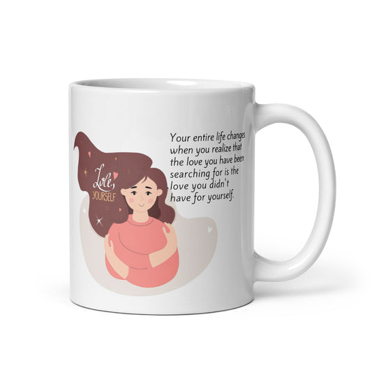 Self Acceptance Affirmation Ceramic Mug