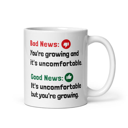 Personal Growth Dual Message Ceramic Mug