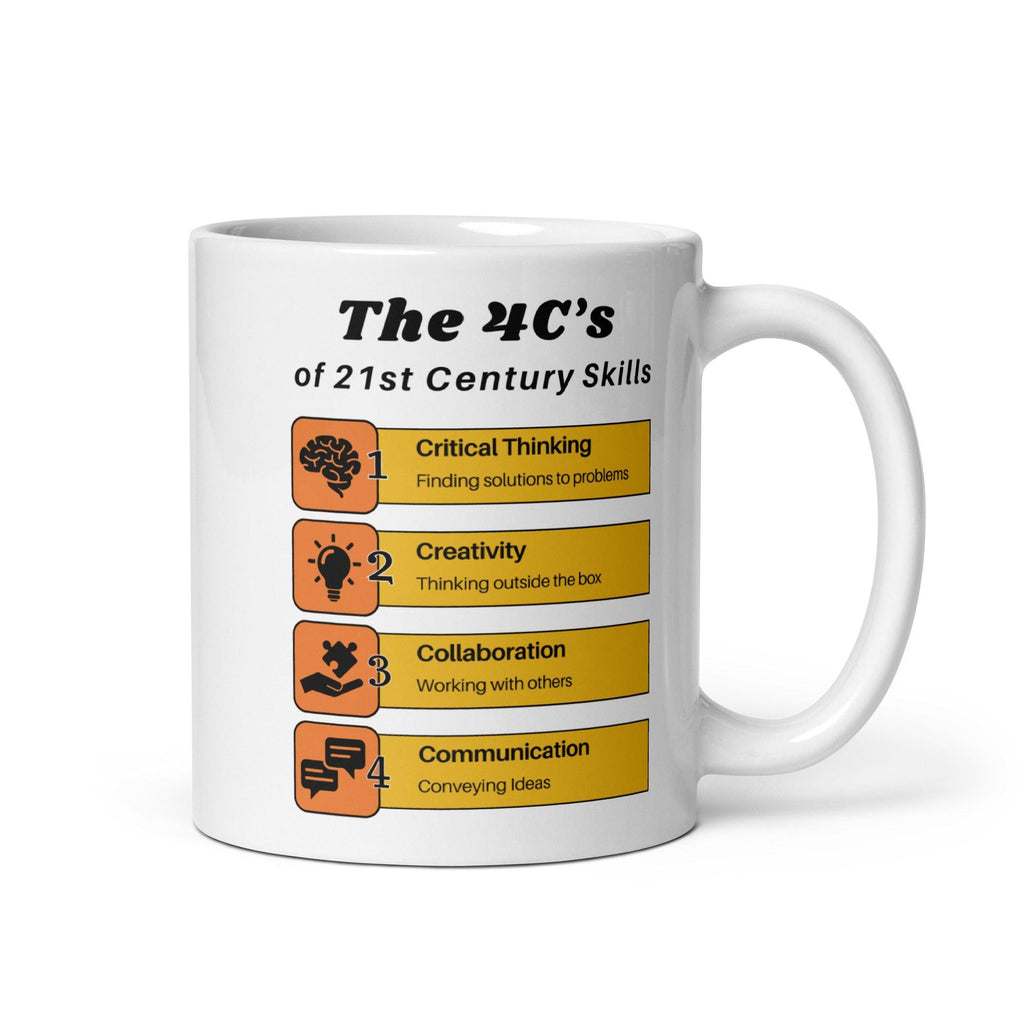 The 4Cs Of 21st Century Skills Ceramic Mug - Inspire Cups