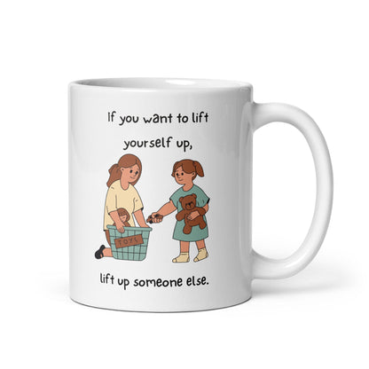 Empathy And Illustrated Ceramic Mug