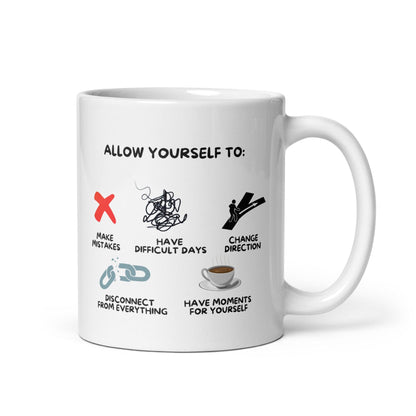 Allow Yourself To Ceramic Mug