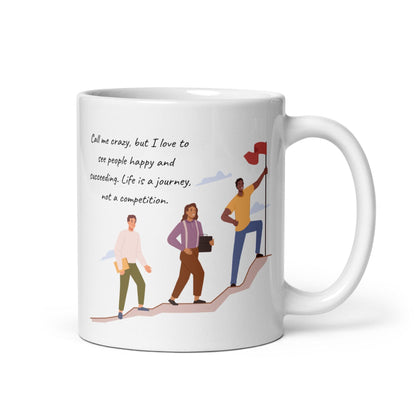 Life is a Journey Glossy Printed Mug