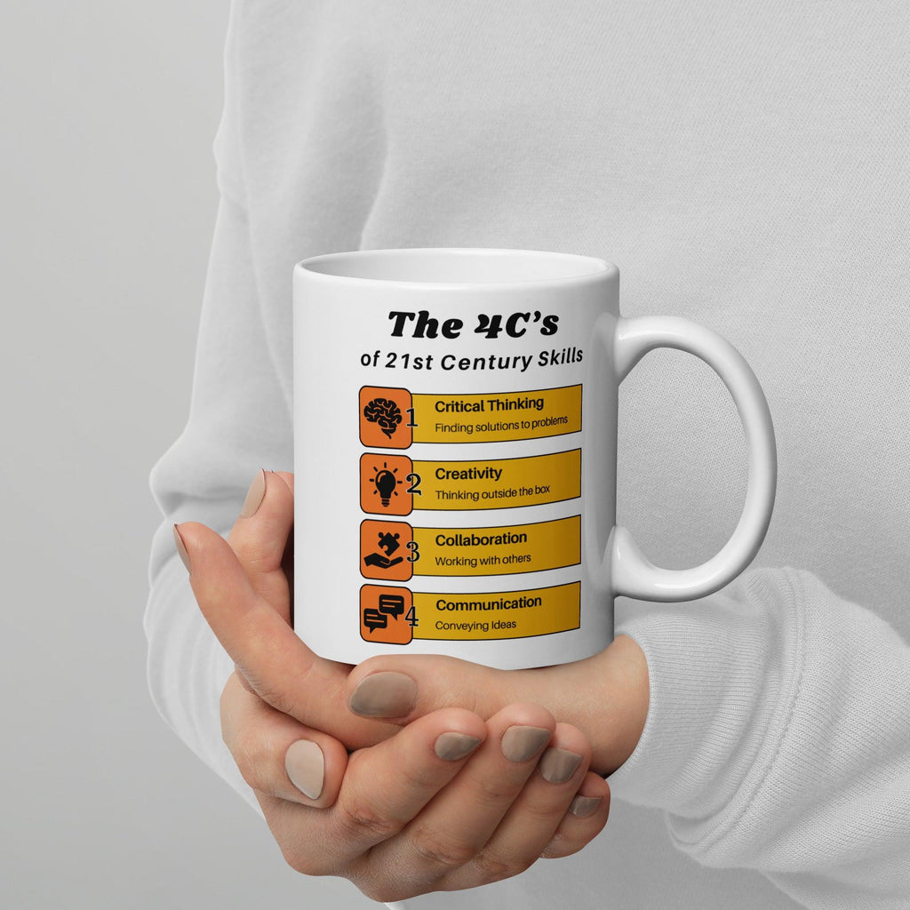 The 4Cs Of 21st Century Skills Ceramic Mug - Inspire Cups