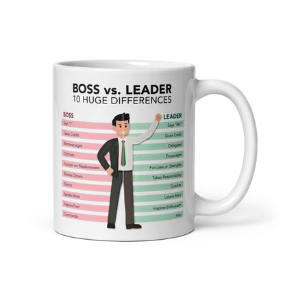 This Is Boss Vs Leader Mug