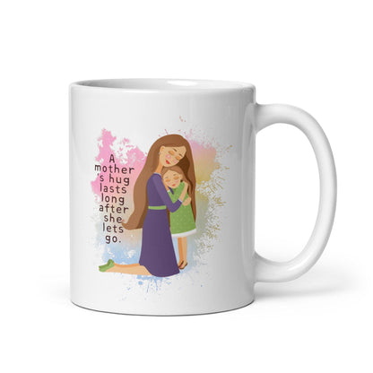 A Mothers Hug Quote Printed Mug