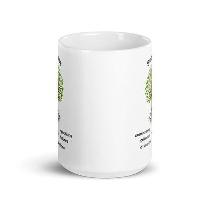 Roots Of Success Glossy Printed Mug