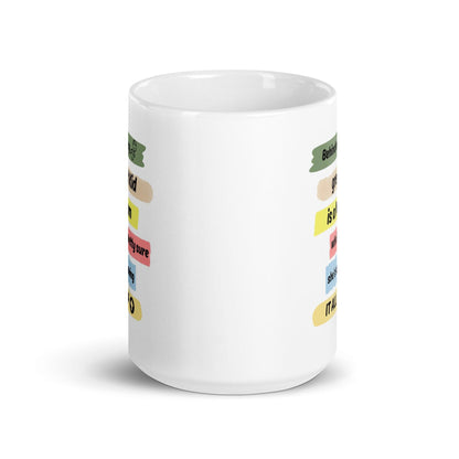 Behind Every Great Kid Is A Mom Printed Mug