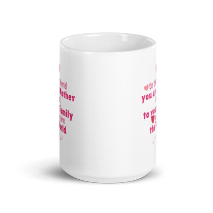 To The World You Are Mother  Printed Mug