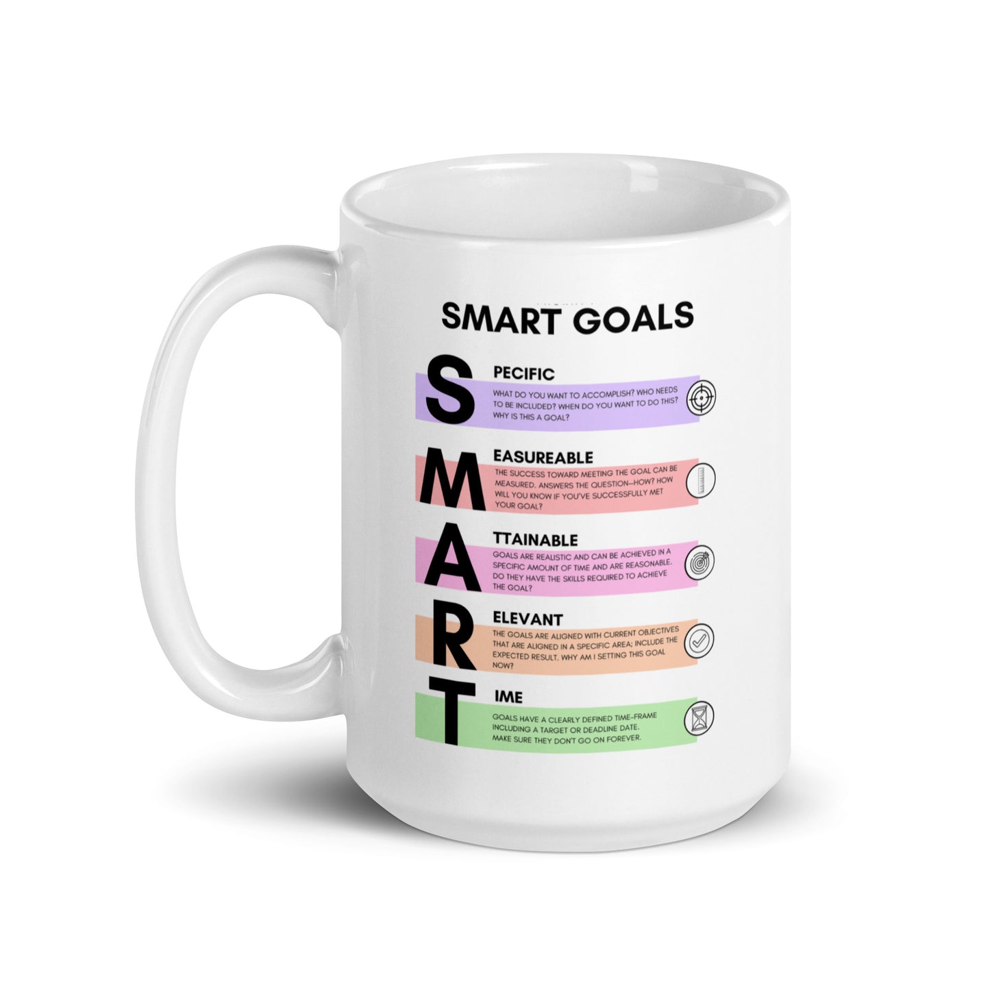 Smart Goals Framework Ceramic Mug