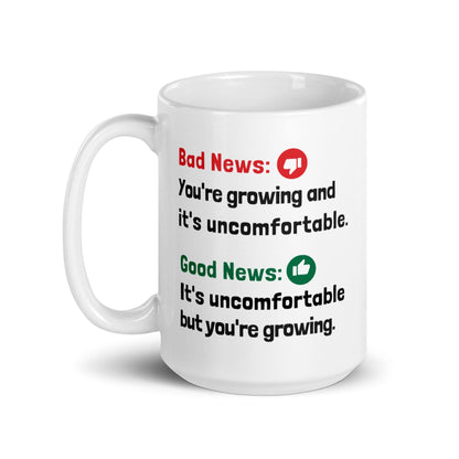Personal Growth Dual Message Ceramic Mug