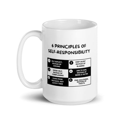 Self Responsibility Quote Printed Mug