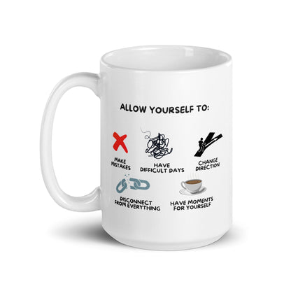 Allow Yourself To Ceramic Mug