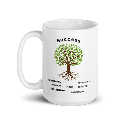 Roots Of Success Glossy Printed Mug