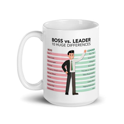 This Is Boss Vs Leader Mug