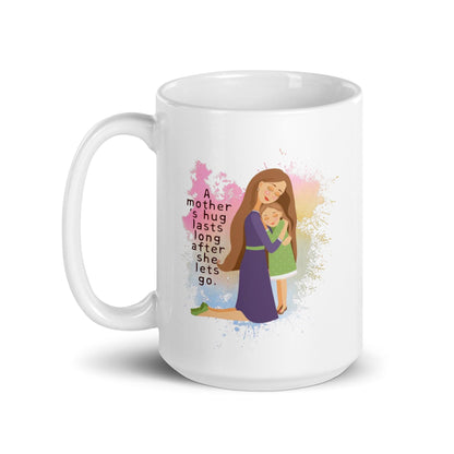 A Mothers Hug Quote Printed Mug