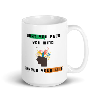 Mindful Living Inspirational Ceramic Mug