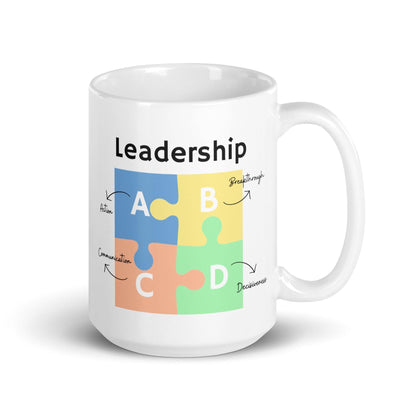 Leadership Puzzle Inspirational Printed Mug