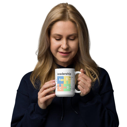 Leadership Puzzle Inspirational Printed Mug