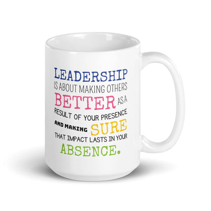 Leadership Inspirational Quote Printed Mug