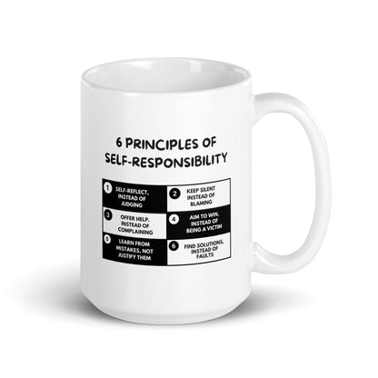 Self Responsibility Quote Printed Mug