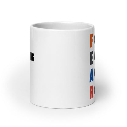 Fear Inspirational Printed Mug