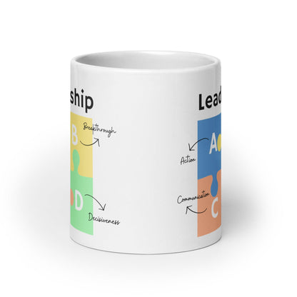 Leadership Puzzle Inspirational Printed Mug