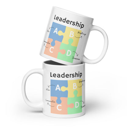 Leadership Puzzle Inspirational Printed Mug