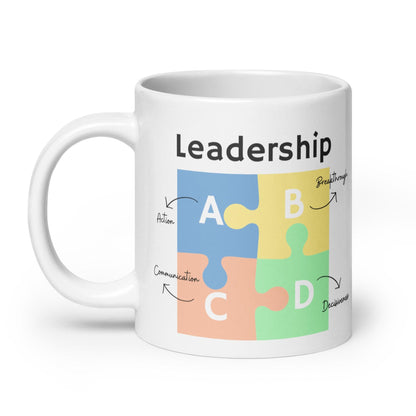 Leadership Puzzle Inspirational Printed Mug