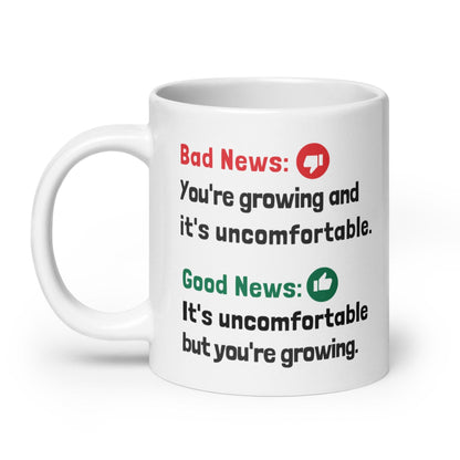Personal Growth Dual Message Ceramic Mug