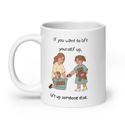 Empathy And Illustrated Ceramic Mug