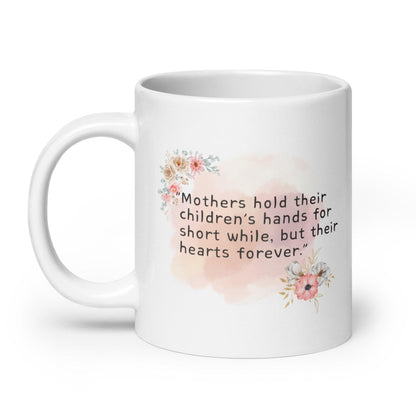 Mothers Hold Their Children Hands Printed Mug