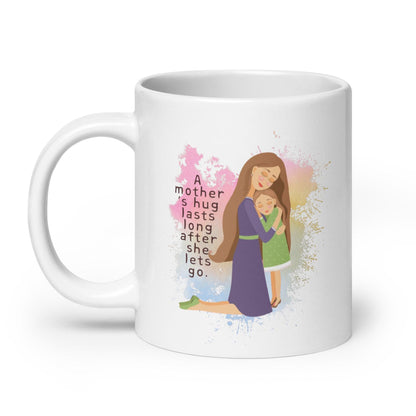 A Mothers Hug Quote Printed Mug