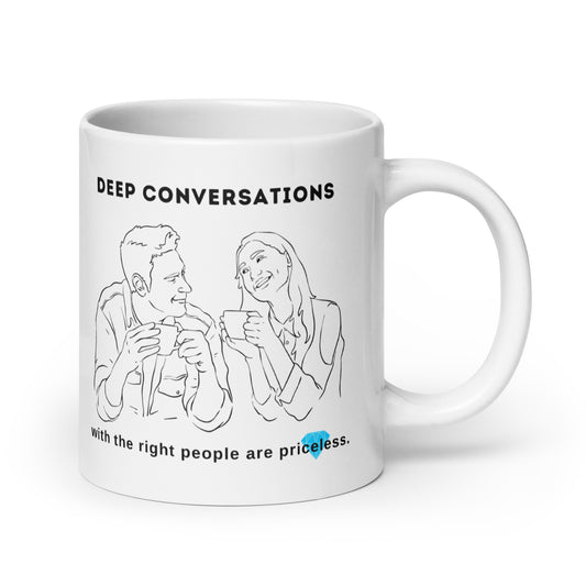 Engaging Conversations Ceramic Coffee Mug