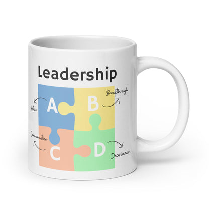 Leadership Puzzle Inspirational Printed Mug