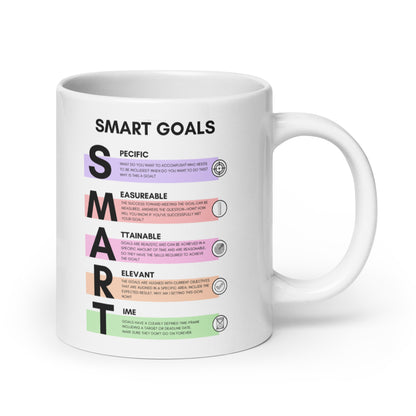 Smart Goals Framework Ceramic Mug