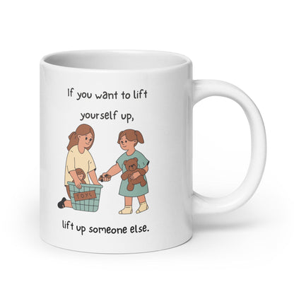 Empathy And Illustrated Ceramic Mug