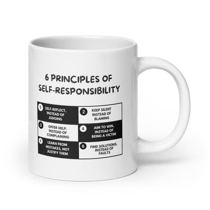 Self Responsibility Quote Printed Mug