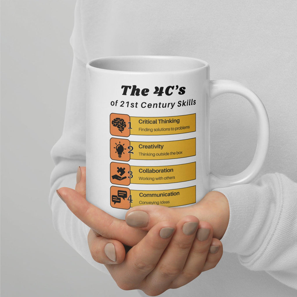 The 4Cs Of 21st Century Skills Ceramic Mug - Inspire Cups