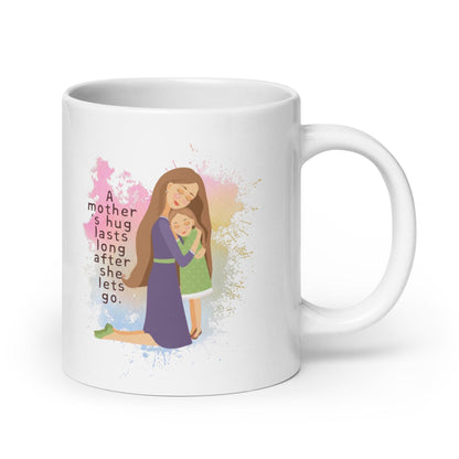 A Mothers Hug Quote Printed Mug